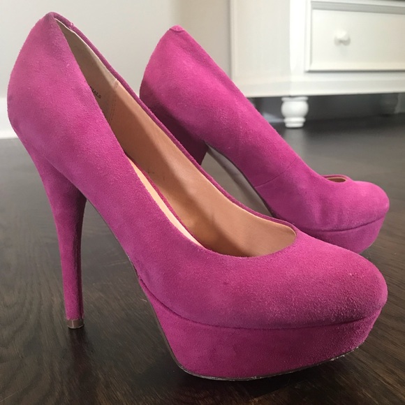 pink pumps size 5